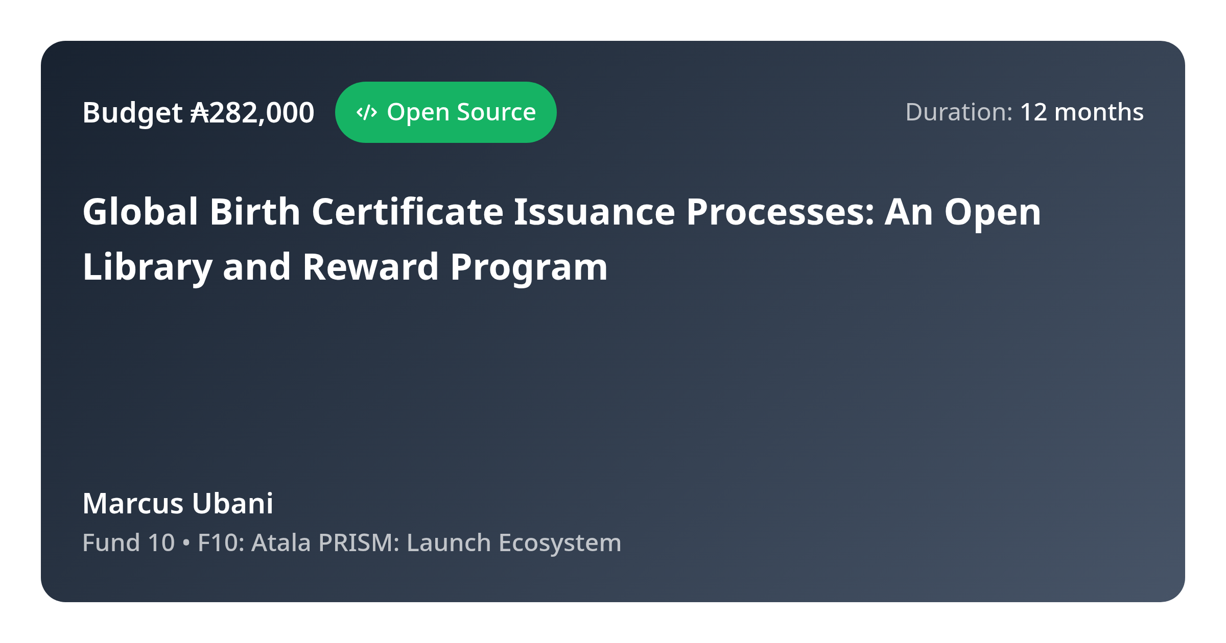 Global Birth Certificate Issuance Processes: An Open Library and Reward ...