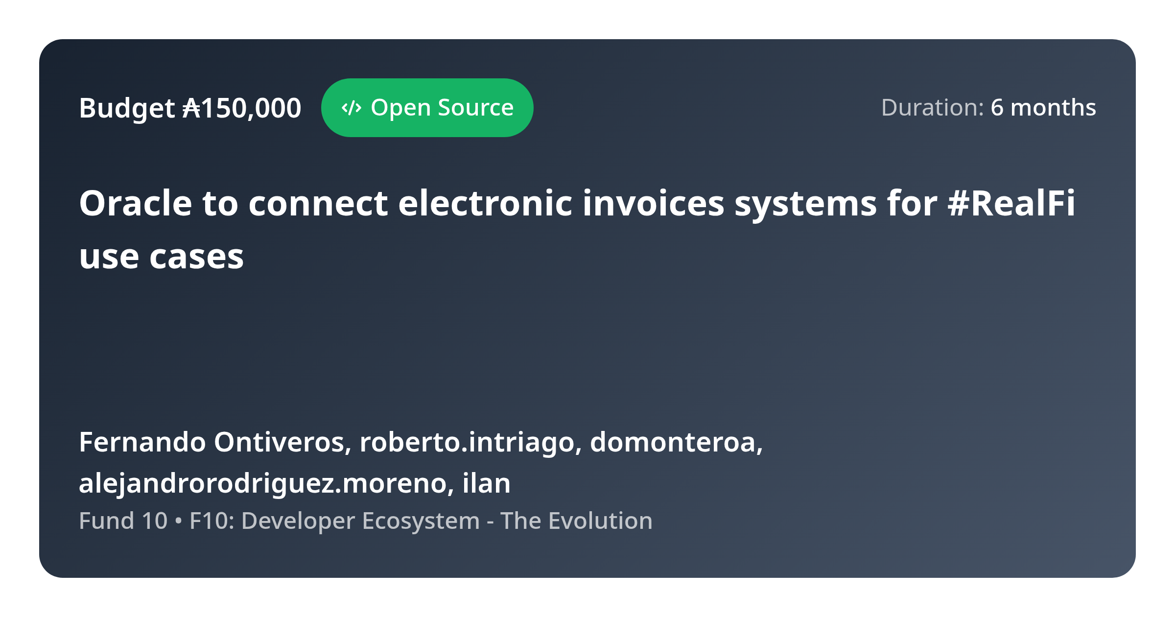 Oracle to connect electronic invoices systems for #RealFi use cases ...